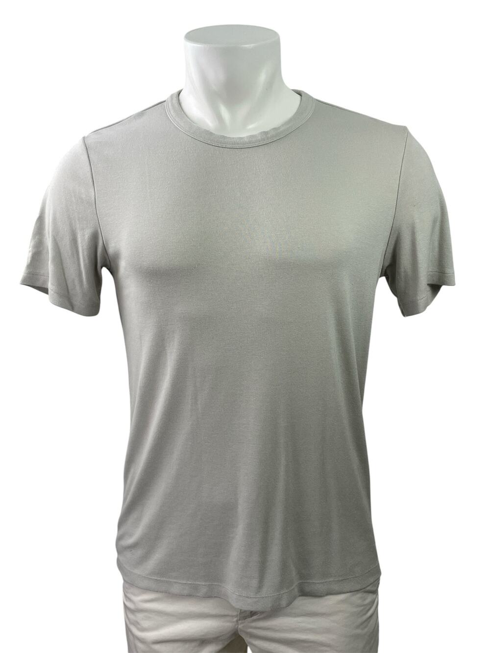 Theory Men's Gray Short Sleeve Crew Neck Basic Casual T Shirt Tee Top Size S